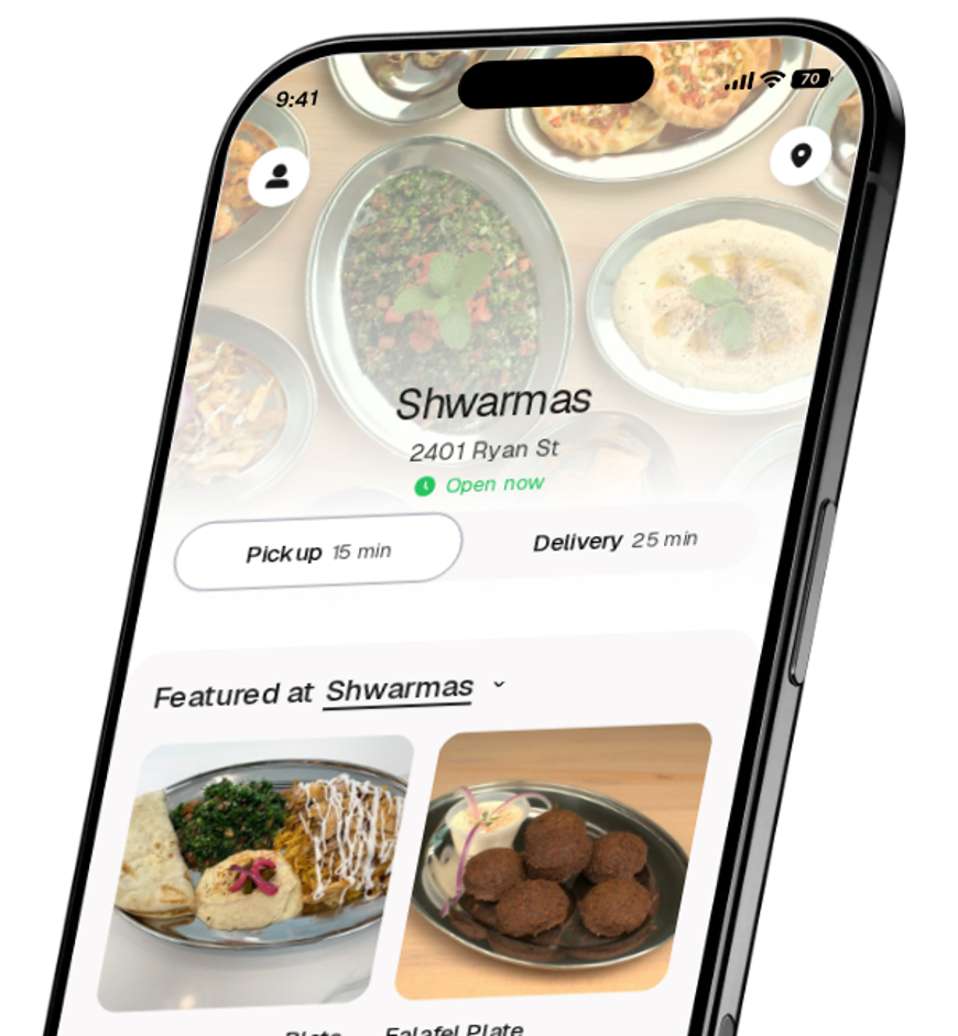 Shwarmas app preview
