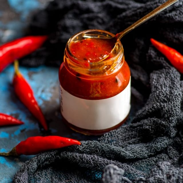 Hot Chili Sauce.