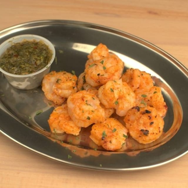 Shrimp Kabob Plate.